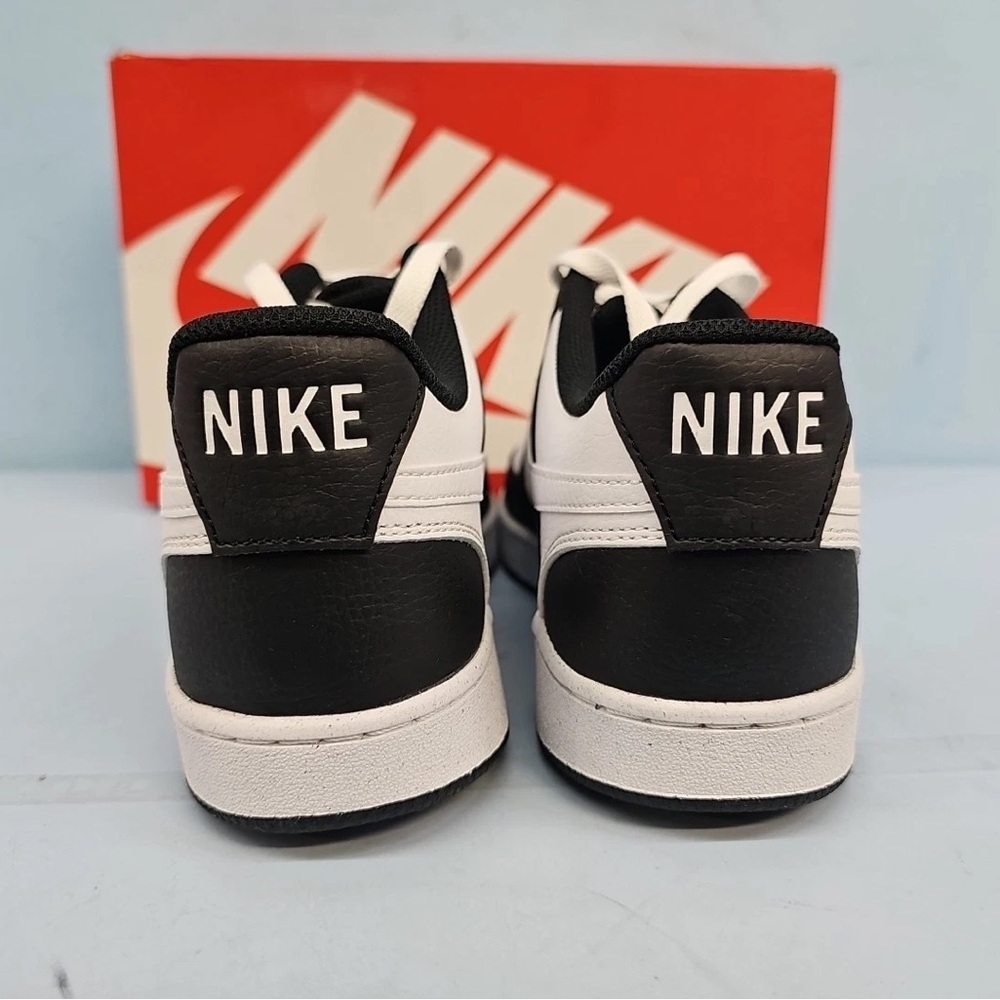 Men’s Nike Court Vision Low Tennis Shoes - Black White Panda HM9862-001 - Picture 6 of 10